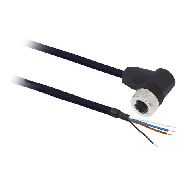 XZCP1241L10 FEMALE - M12 - 4-PIN - ELBOWED P