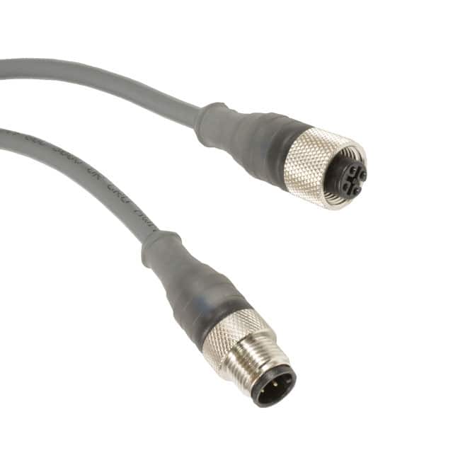 DR03AR100 SL355 CBL 4POS MALE TO FMALE 1.97'