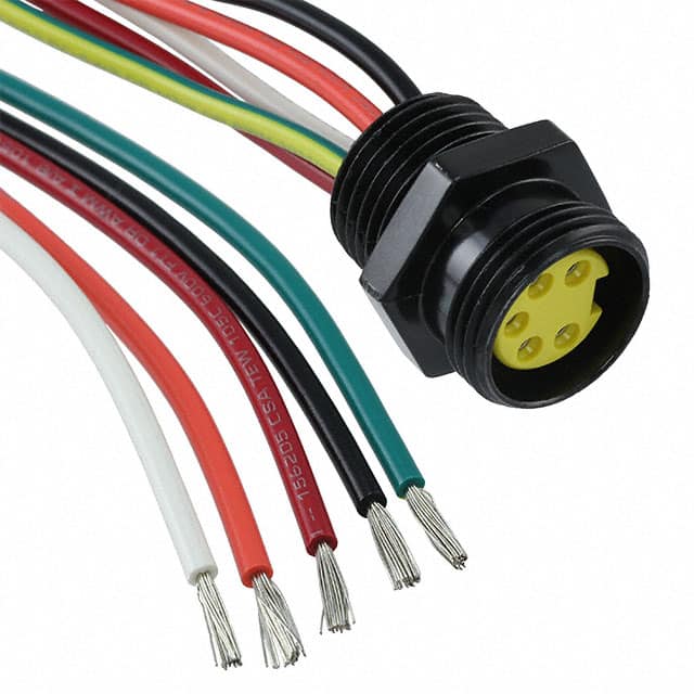 1300130443 CBL CIRC 5POS FEM TO WIRE 1.00'