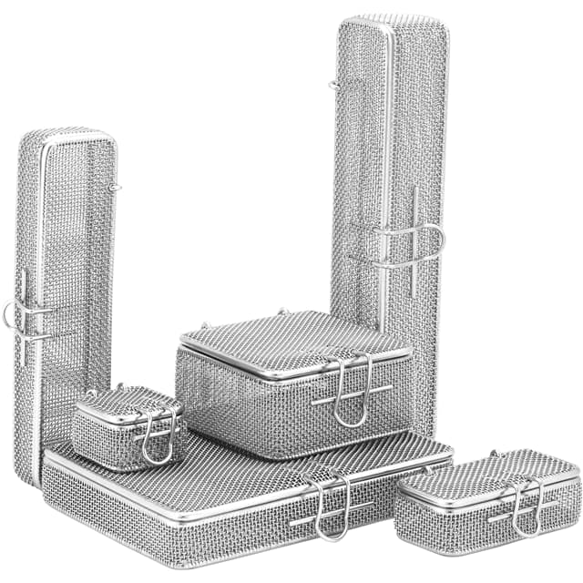 WP-4354MM MICRO FINE MESH BASKETS W/LID