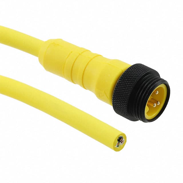 LR0300113 YL355 CBL 3POS MALE TO WIRE 1.97'