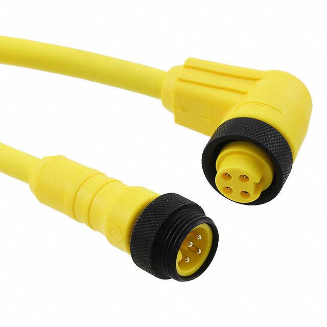 LR04KW114 YL357 CBL 4POS MALE TO FMALE 9.84'
