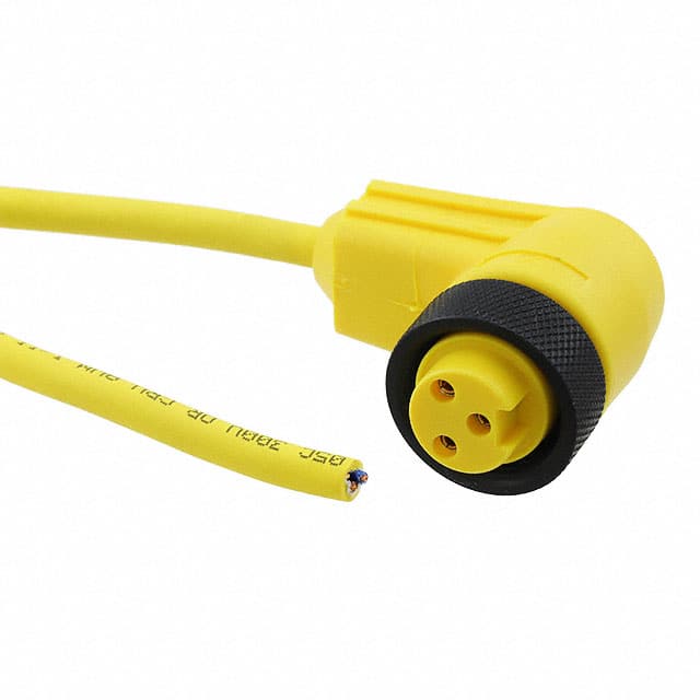 KW0300107 YL357 CBL 3POS FMALE TO WIRE 9.84'