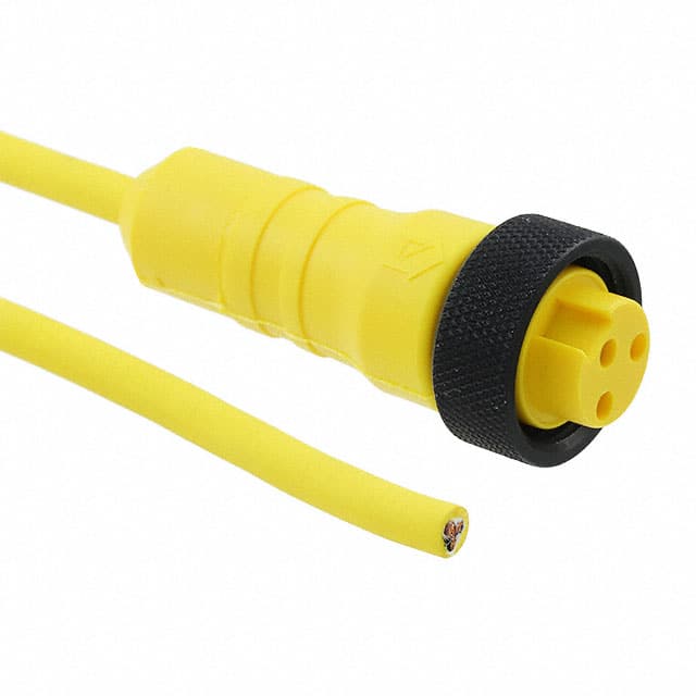 KR0300107 YL355 CBL 3POS FMALE TO WIRE 1.97'
