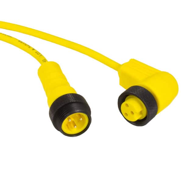 LR03KW107 YL358 CBL 3POS MALE TO FMALE 16.4'
