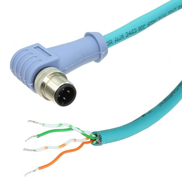ICD25T2NTL5M CBL 4POS MALE TO WIRE 16.4'