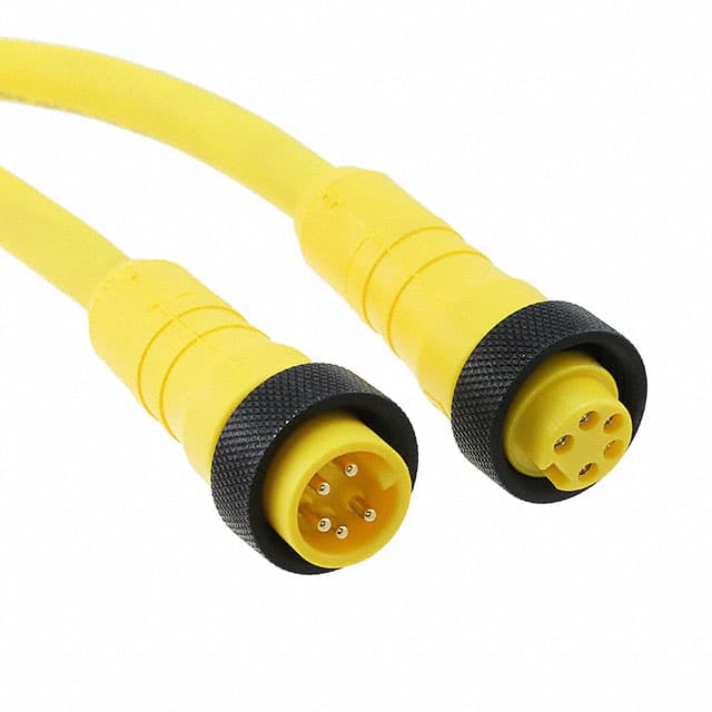 PR05KR115 YL358 CBL 5POS MALE TO FMALE 16.4'