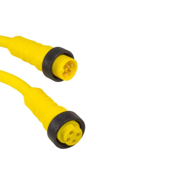 PR04KR114 YL359 CBL 4POS MALE TO FMALE 32.8'