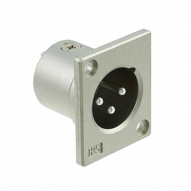 HA16RD-3P(76) CONN RCPT MALE 3P SILV SLDR CUP