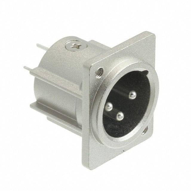 HA16RM-3PE(76) CONN RCPT MALE 3POS SILVER SLDR