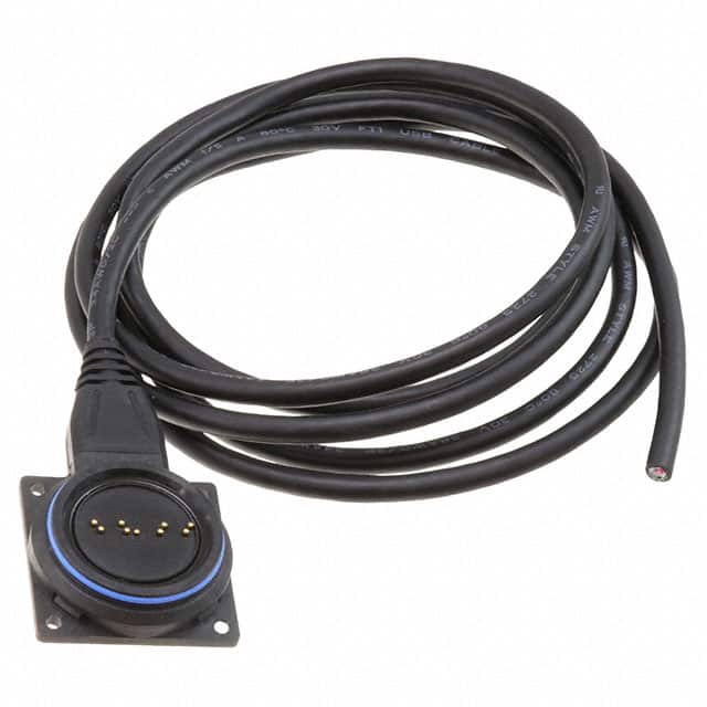 20GB-WM-00AU03-09-2000-0001 CBL 9POS FMALE TO WIRE 6.56'