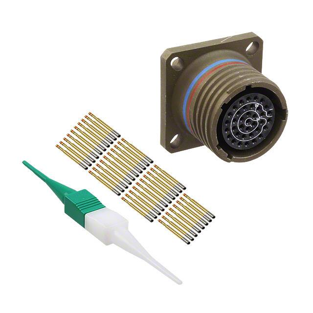 D38999/20JD35SN CONN RCPT FMALE 37POS GOLD CRIMP