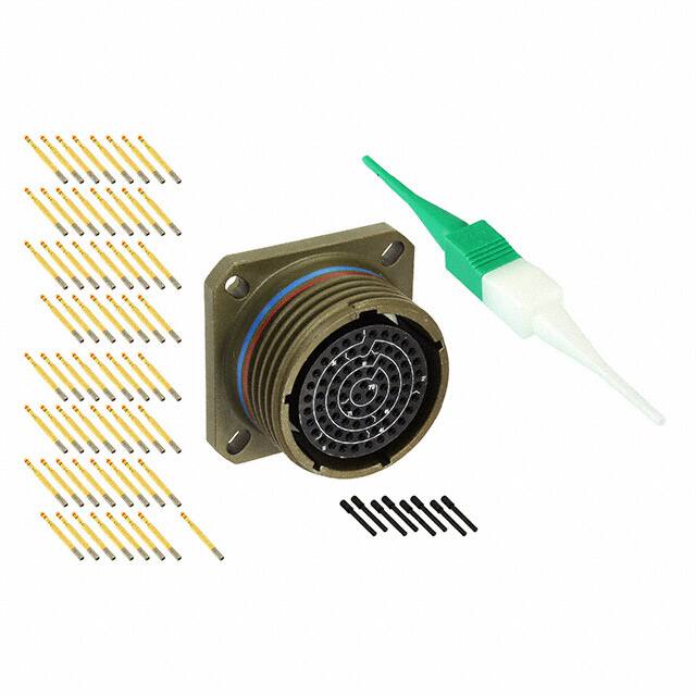 D38999/20JG35SN CONN RCPT FMALE 79POS GOLD CRIMP