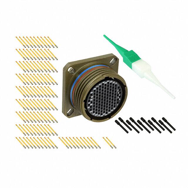 D38999/20JH35SN CONN RCPT FMALE 100P GOLD CRIMP