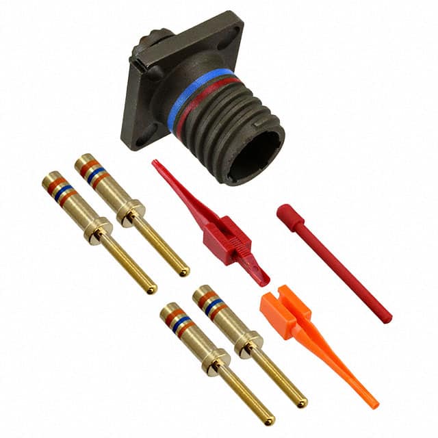D38999/20JA98PN CONN RCPT MALE 3POS GOLD CRIMP