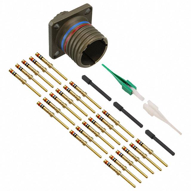 D38999/20JC35PN CONN RCPT MALE 22POS GOLD CRIMP
