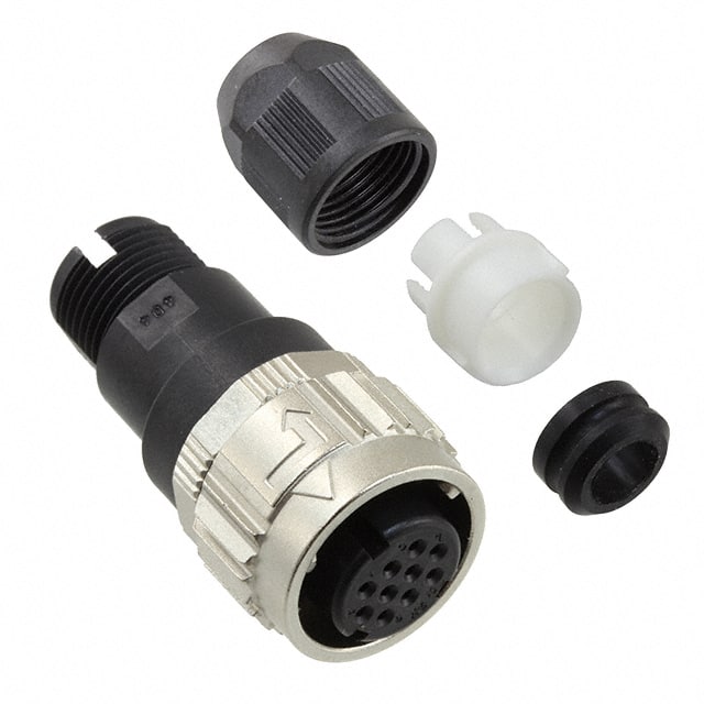 HR08D-12WPM-10S CONN PLUG FMALE 10P SOLDER CUP