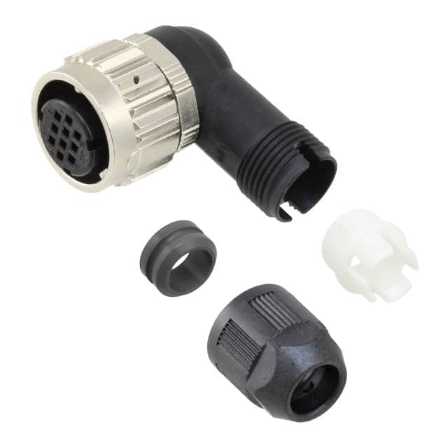 HR08D-12WLPN-10S CONN PLUG FMALE 10P SOLDER CUP