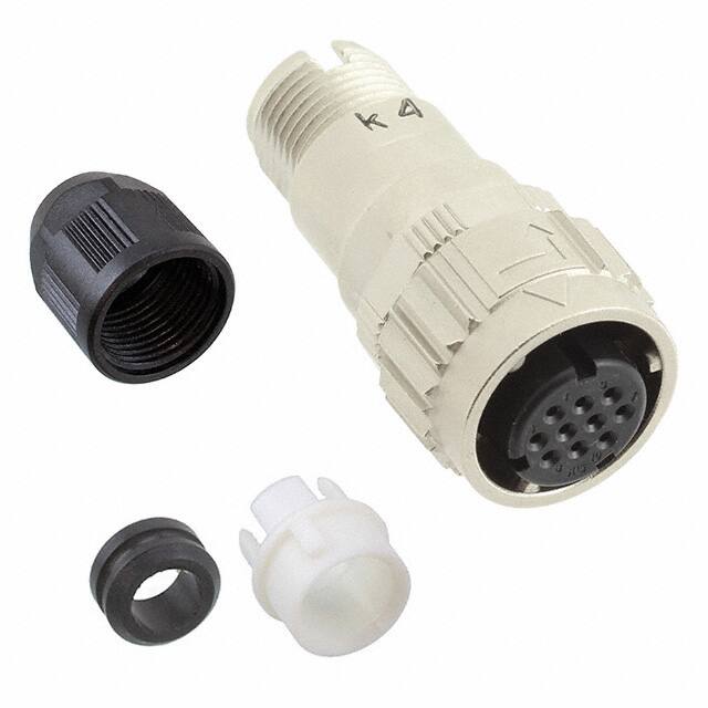HR08D-12WPA-10S CONN PLUG FMALE 10P SOLDER CUP