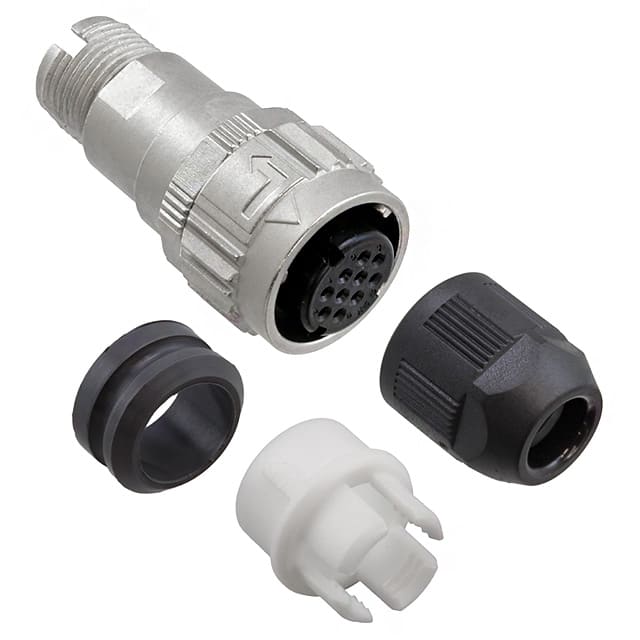 HR08D-12WPB-10S CONN PLUG FMALE 10P SOLDER CUP