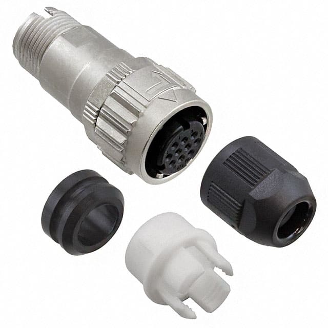 HR08D-12WPK-10S CONN PLUG FMALE 10P SOLDER CUP