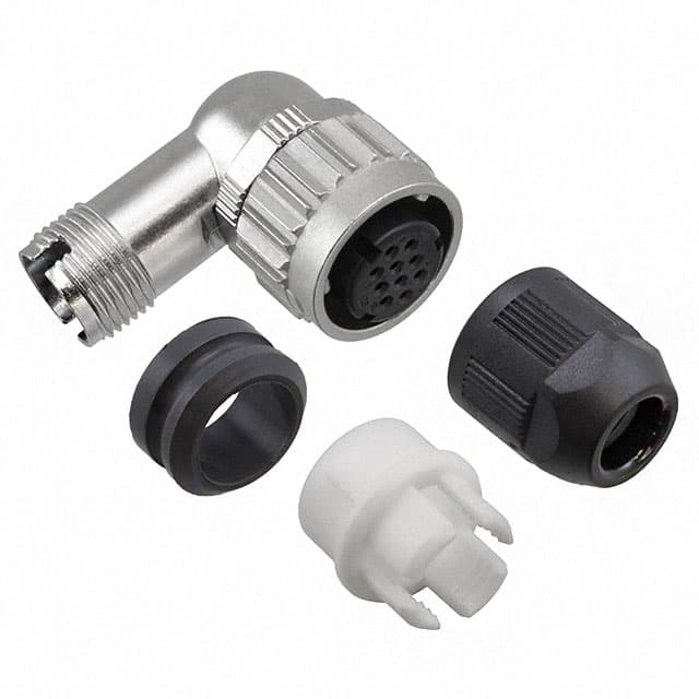 HR08D-12WLPB-10S CONN PLUG FMALE 10P SOLDER CUP