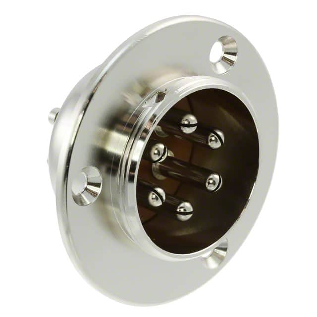 HS25R-6(71) CONN RCPT MALE 6P SOLDER CUP