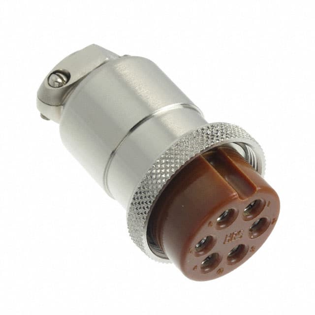 HS25P-6(71) CONN PLUG FMALE 6P SOLDER CUP