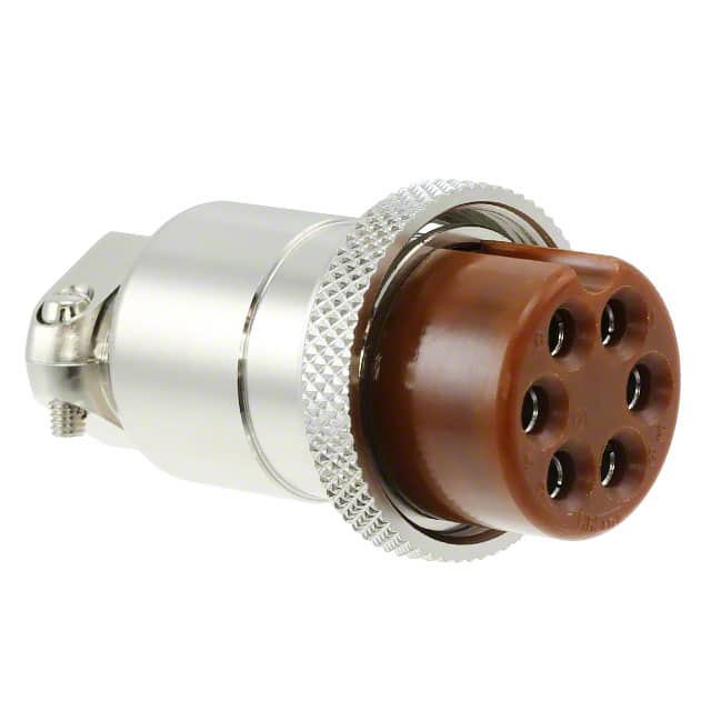 HS21P-6(71) CONN PLUG FMALE 6P SOLDER CUP