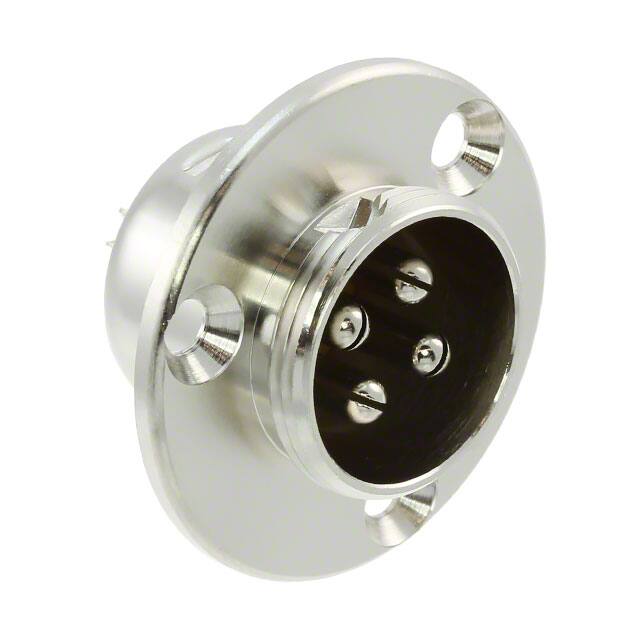 HS16R-4(71) CONN RCPT MALE 4P SOLDER CUP
