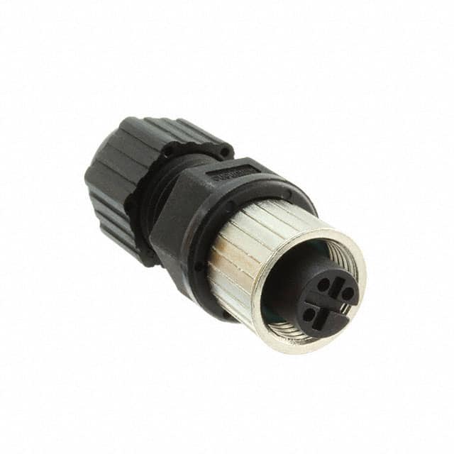 12-03BFFA-SL8001 CONN RCPT FMALE 3P GOLD SLDR CUP