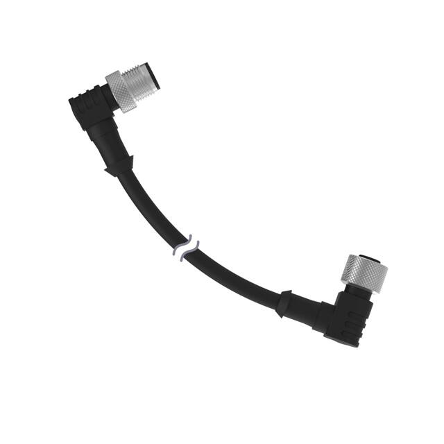 MQDEC-406RR CBL 4POS MALE TO FMALE 6'