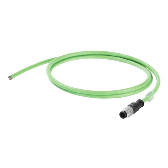 1025940100 CBL 4POS MALE TO WIRE 32.8'