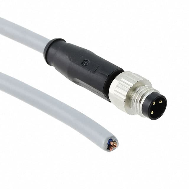 21348000380050 CBL 3POS MALE TO WIRE 16.4'