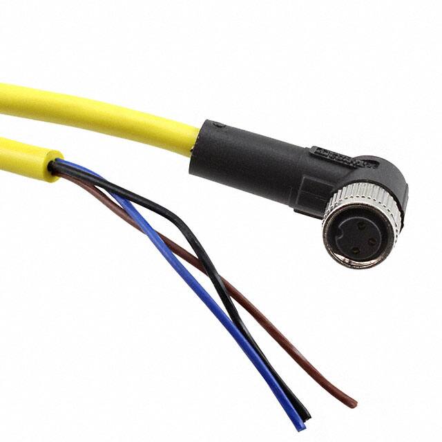1406320 CBL 3POS FMALE TO WIRE 16.4'