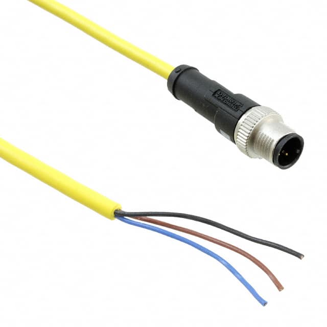 1406303 CBL 3POS MALE TO WIRE 16.4'