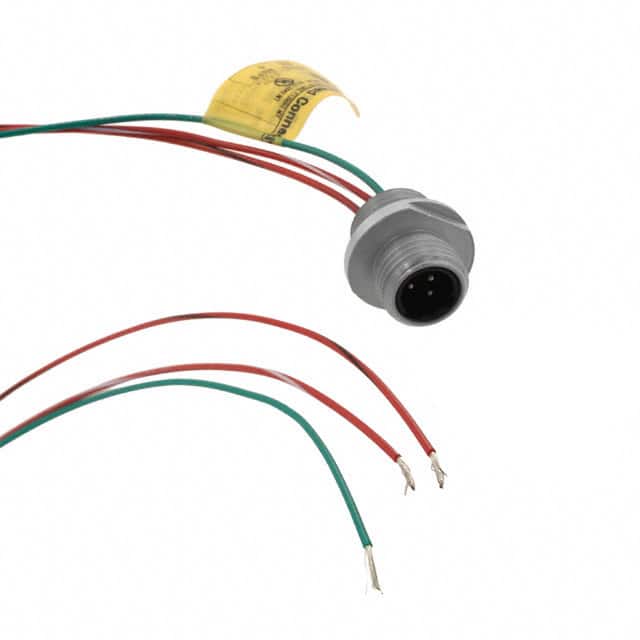 1200740106 CBL 3POS MALE TO WIRE 1'