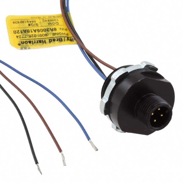 1200700093 CBL 4POS MALE TO WIRE 1'