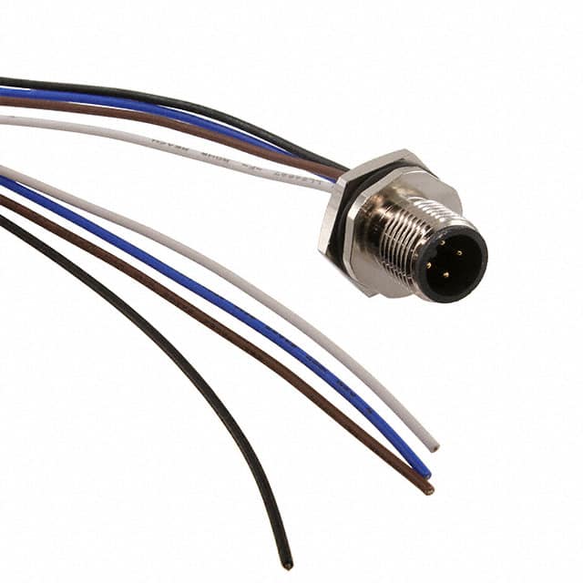 MPM12A04I12AF01 CBL 4POS MALE TO WIRE 1'