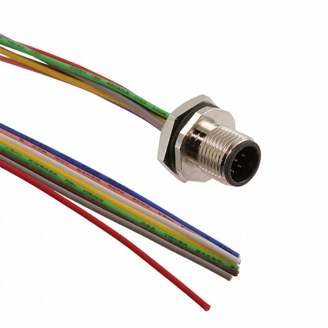 MPM12A08I06AF03 CBL 8POS MALE TO WIRE 0.5'