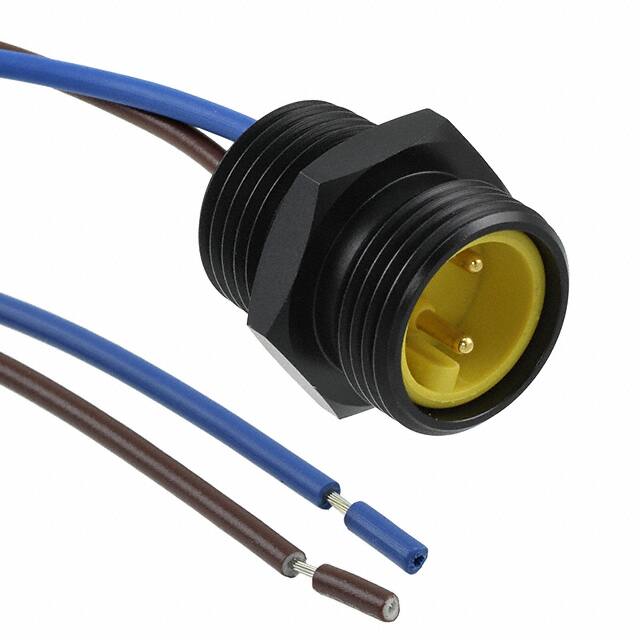 1417763 CBL 2POS MALE TO WIRE 3.28'