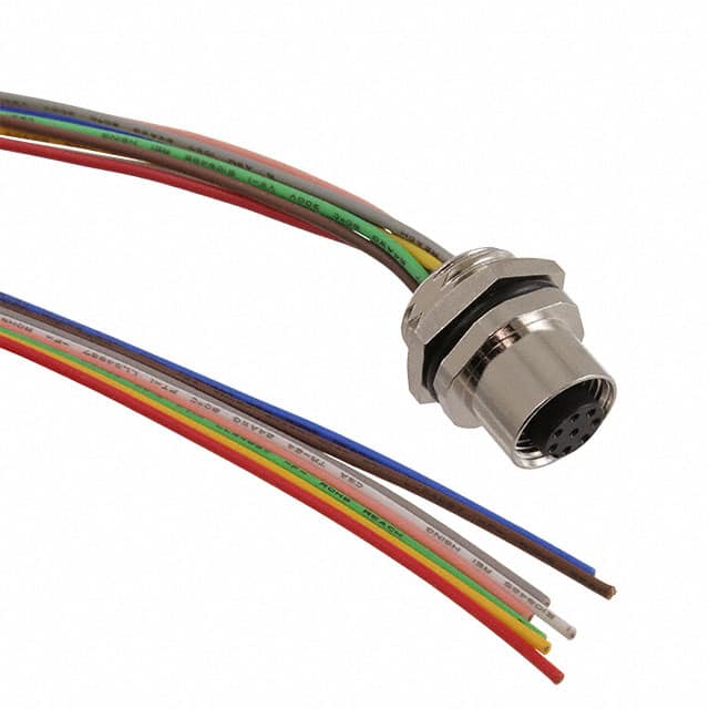 FPM12A08I12AF03 CBL 8POS FMALE TO WIRE 1'