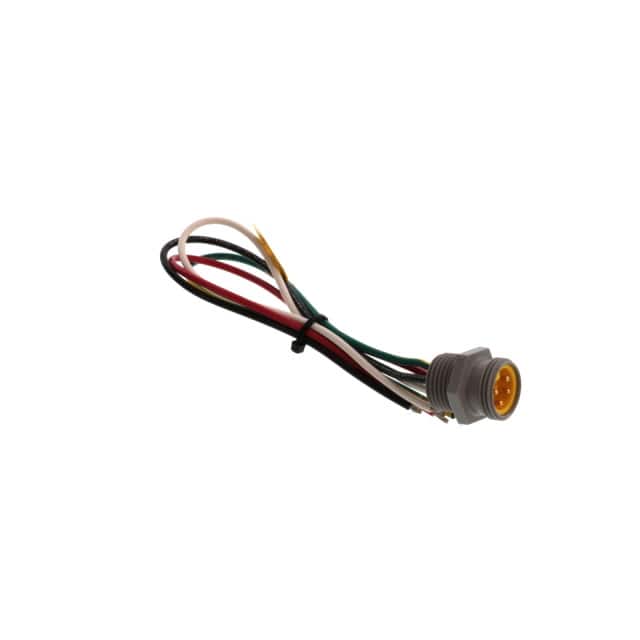 1300130355 CBL CIRC 4POS MALE TO WIRE 1.00'