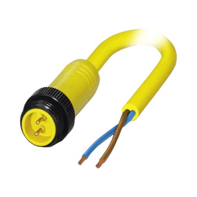1416462 CBL 2POS MALE TO WIRE 3.28'