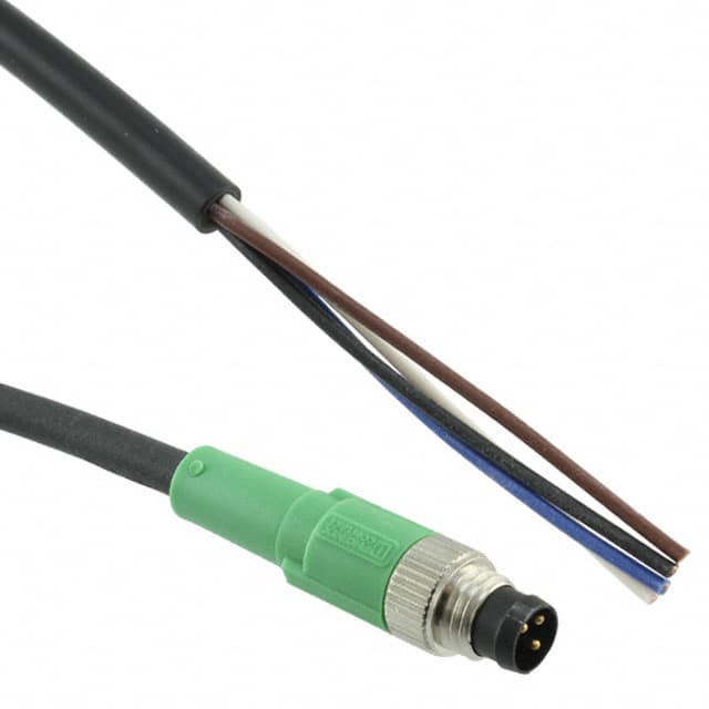 1681680 CBL 3POS MALE TO WIRE 16.4'