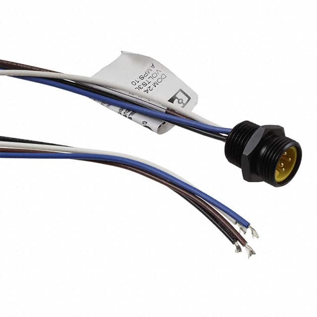 1417765 CBL 4POS MALE TO WIRE 3.28'