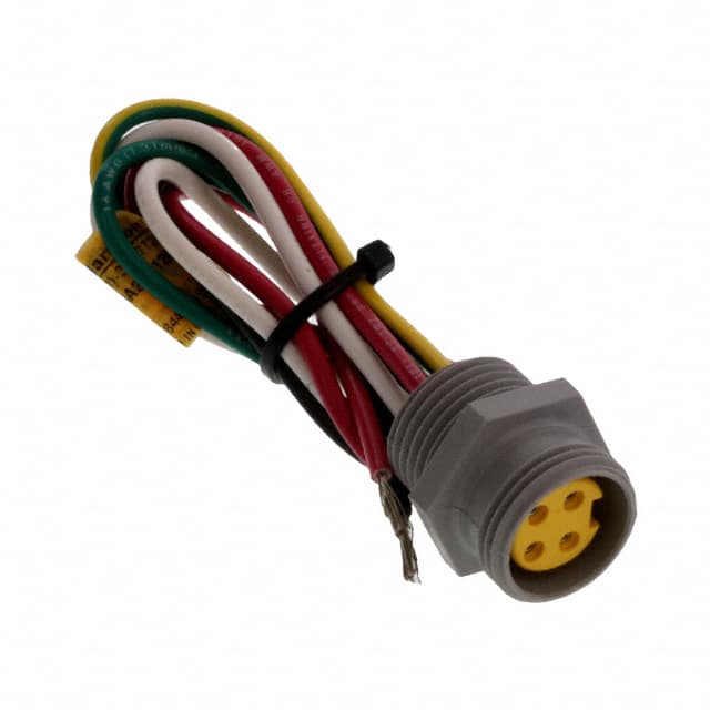 1300130316 CBL CIRC 4POS FEM TO WIRE 1.00'