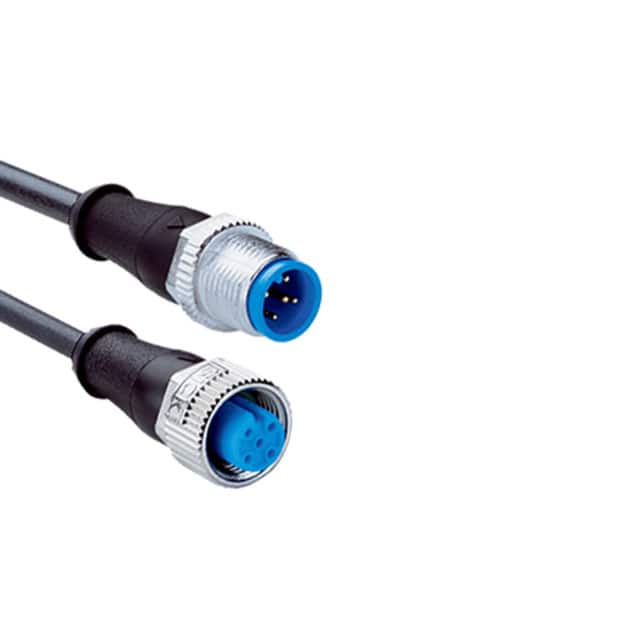 YF2A15-015UB5M2A15 CBL 5POS MALE TO FMALE 4.92'