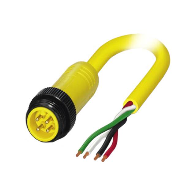 1416811 CBL 4POS MALE TO WIRE 16.4'
