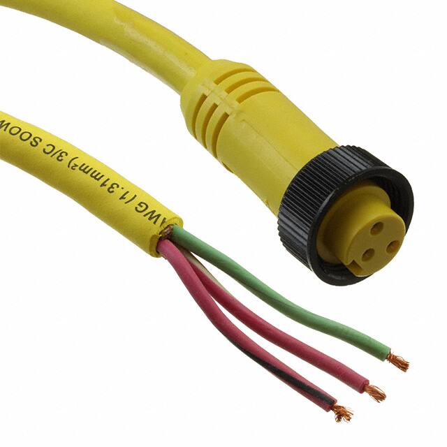 1300060374 CBL 3POS FMALE TO WIRE 3'